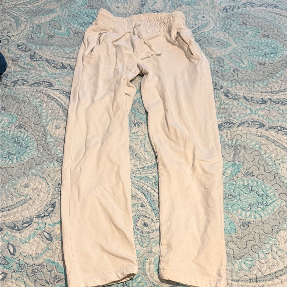 Nostalgia White Joggers